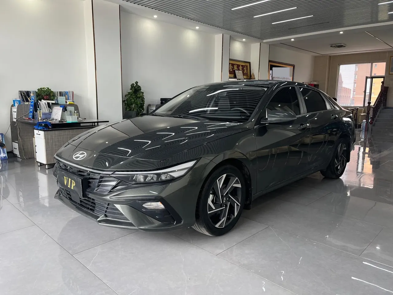 Hyundai 2023 Elantra-sedan 1.5 stepless GLX elite automatic gear - View 1