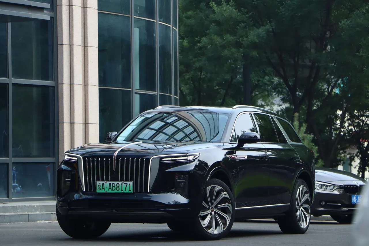 HongQi 2021 E-HS9 flag, collar 4 automatic gear 2