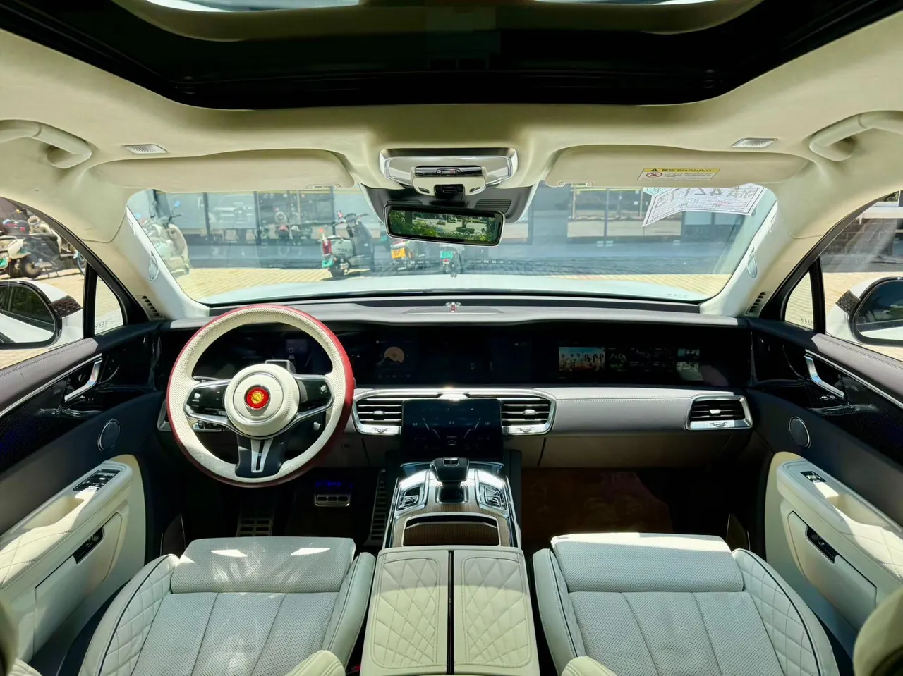 HongQi 2021 E-HS9 flag, collar 4 automatic gear 4