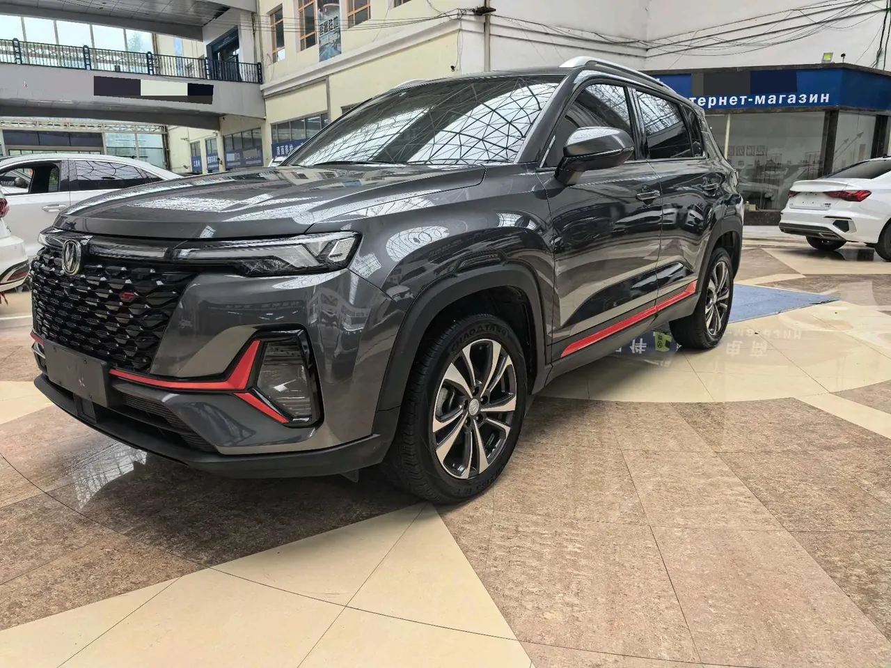 Открыть галерею: ChangAn 2021 CS35 PLUS 1.4T Modified Blue Whale NE Luxury Automatic Gear