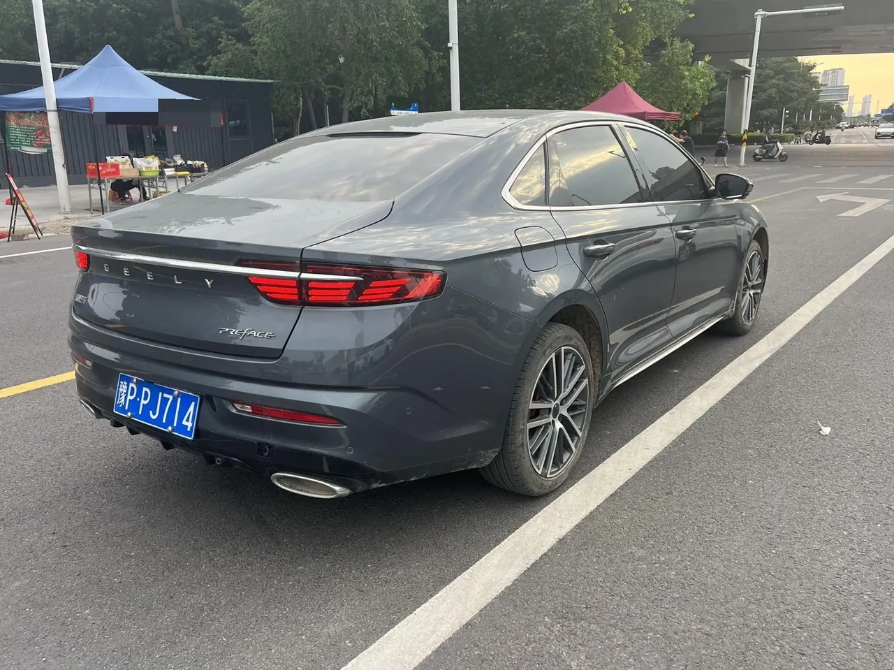Geely 2021 xingrui 2.0T distinguished model (modified) automatic gear 9
