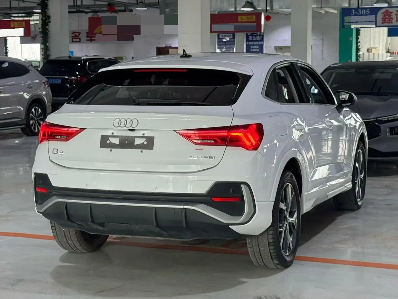 Audi 2021 Q3 Sportback 2.0TFSI 40TFSI into the life version of automatic gear 6
