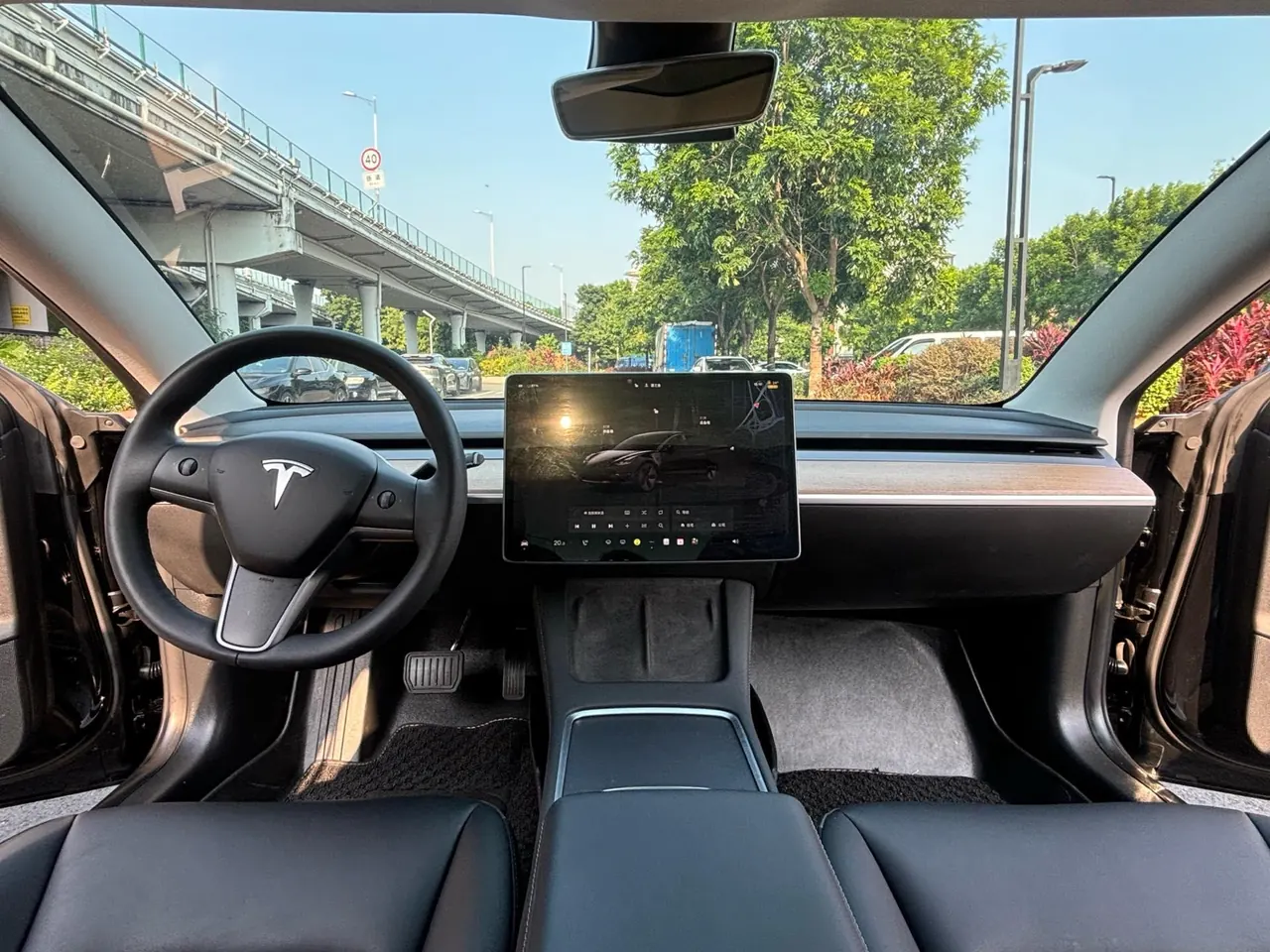 Tesla 2022 Model 3 rear-wheel drive version of automatic transmission 7