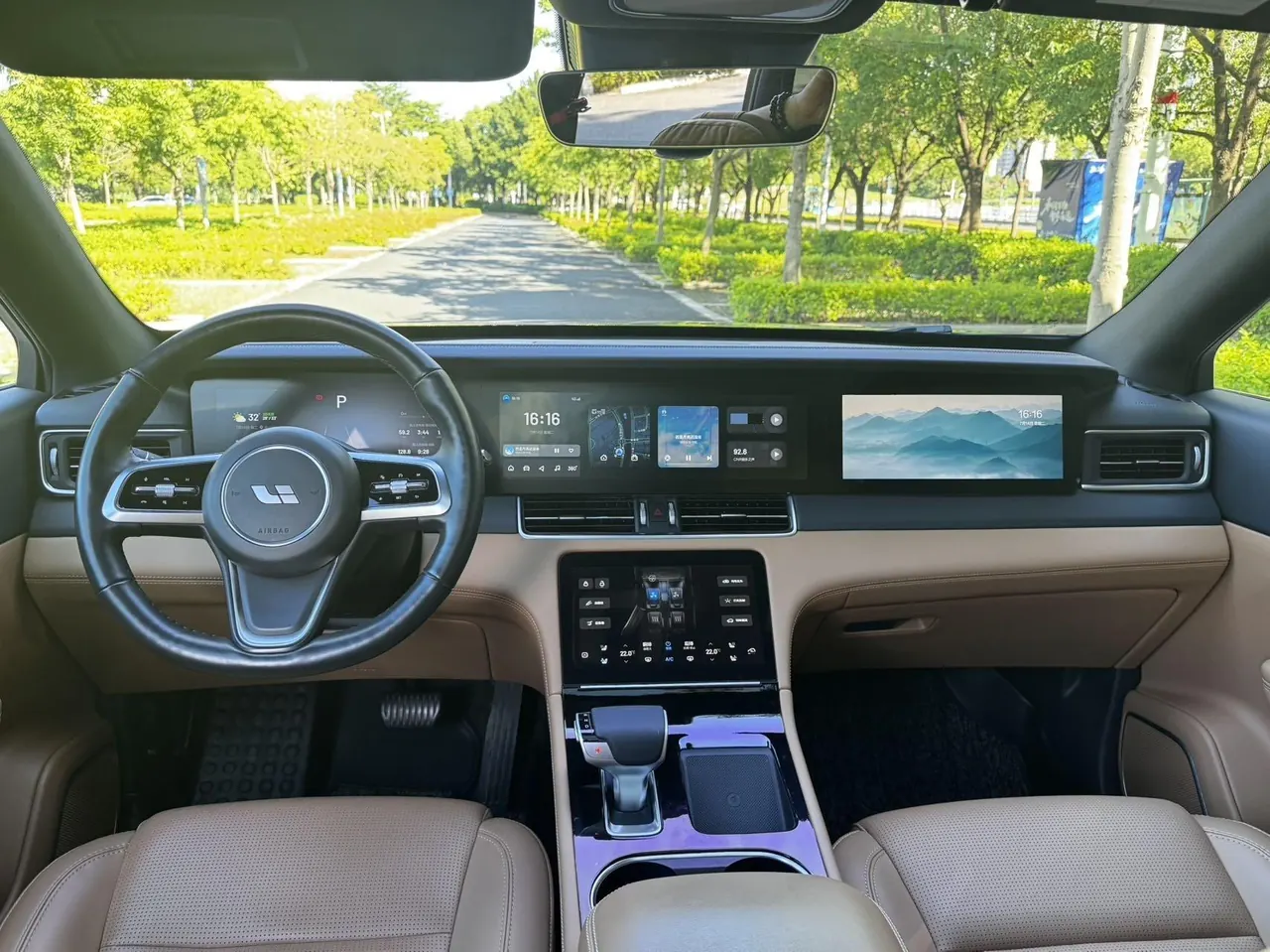 Li 2021 ONE 1.2T extended range 6-seat automatic gear 5