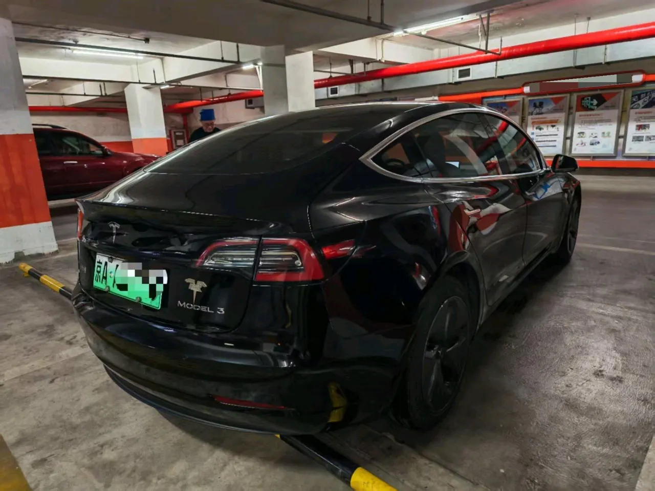 Tesla 2020 Model 3 long endurance rear wheel drive version (modified) automatic gear 2