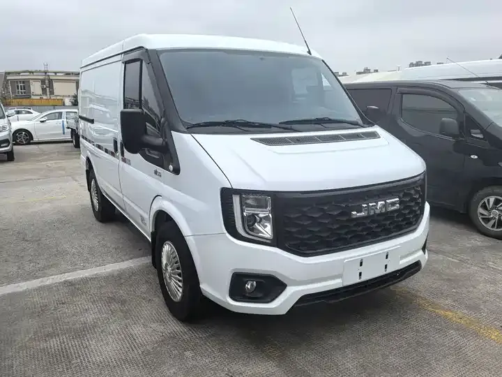 Open image lightbox: JMC Fushun 2023 2.0T Manual Short Axis Low Top Commercial Vans 2/3 Seat Lift Tailgate