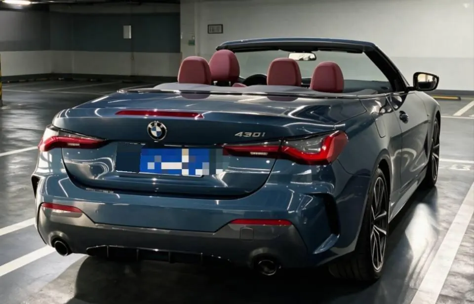 BMW 4 Series (Imported) 2022 430i Convertible Coupe 2.0T M Sports Obsidian Night Suit Automatic Gear 3