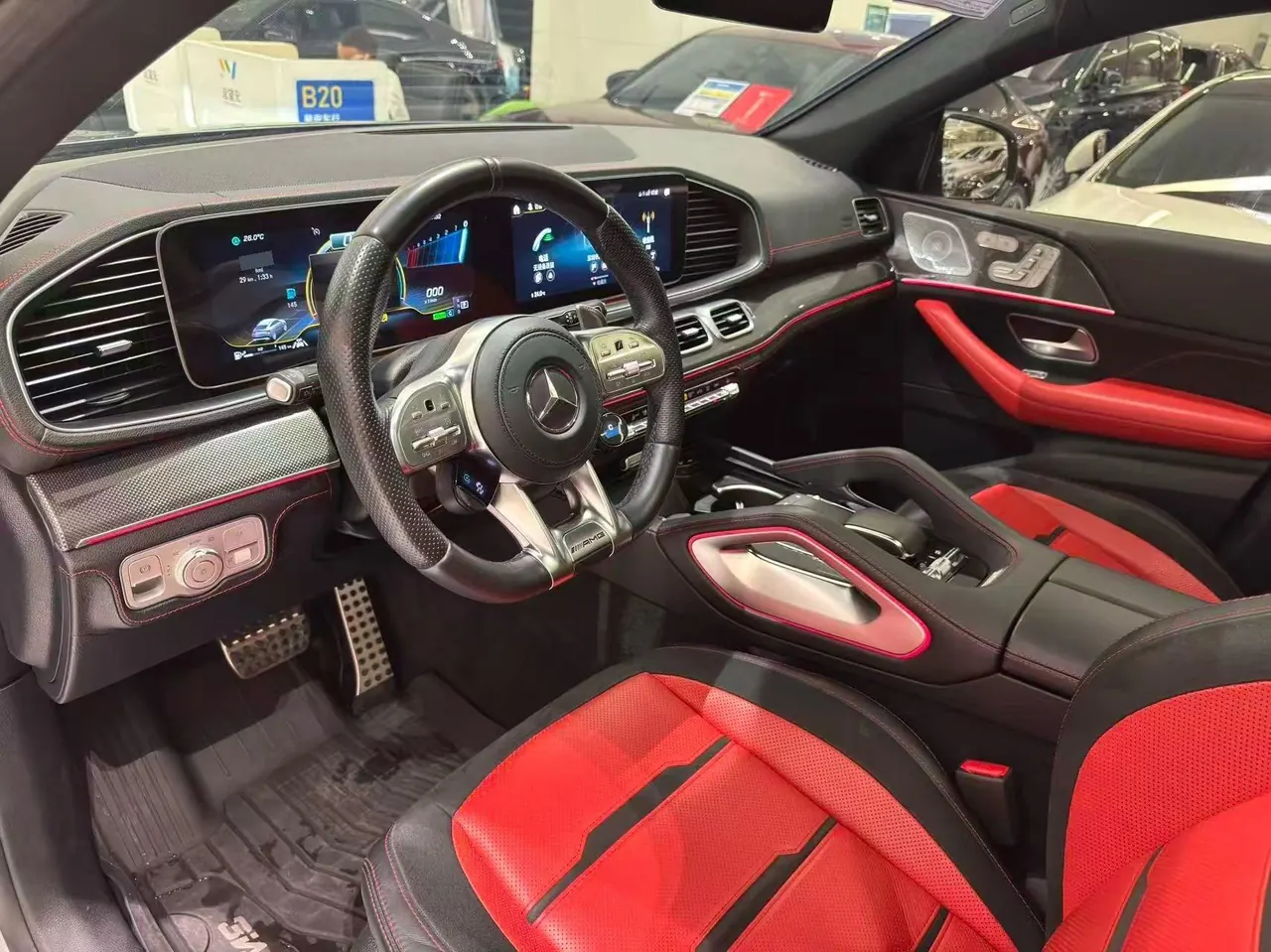 打开图片灯箱:Mercedes Benz GLE AMG (Imported) 2020 GLE 53 AMG Coupe 4MATIC 48V 3.0T Automatic