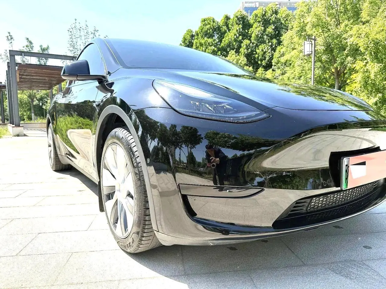 Tesla 2022 Model Y rear-wheel drive version (facelift) automatic gear 3