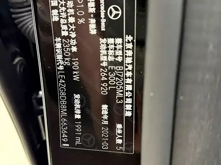 Mercedes Benz E-Class 2021 E 300 L Fashion 11