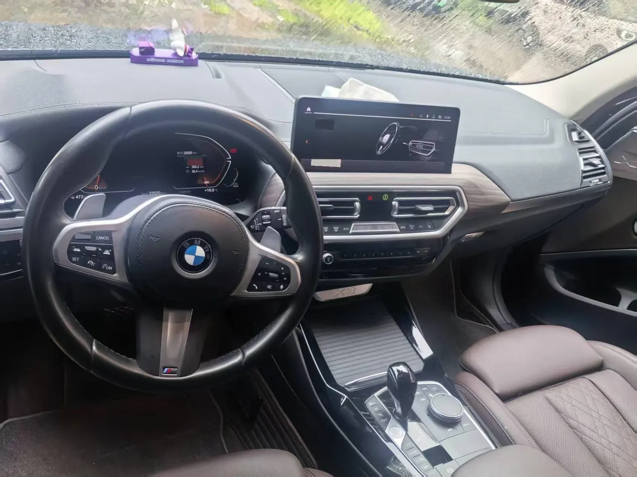 BMW 2023 X3 xDrive30i 2.0T exclusive M obsidian night set automatic gear 5