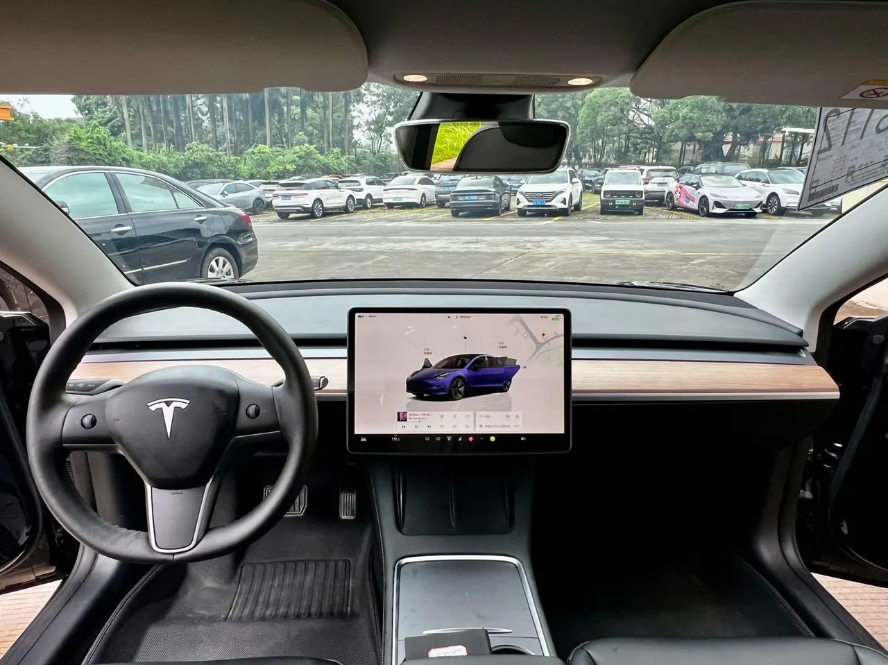 Tesla 2022 Model 3 rear-wheel drive version of automatic transmission 10