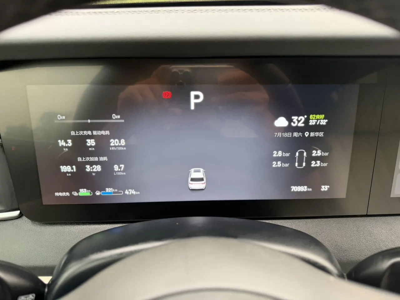 Li 2020 ONE 1.2T extended range 6-seat automatic gear 18