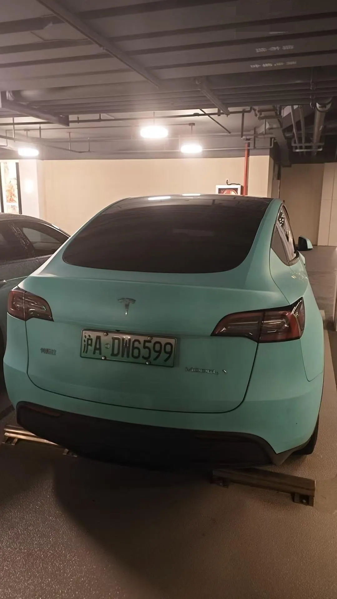 Tesla 2021 Model Y long endurance all-wheel drive version automatic transmission 3