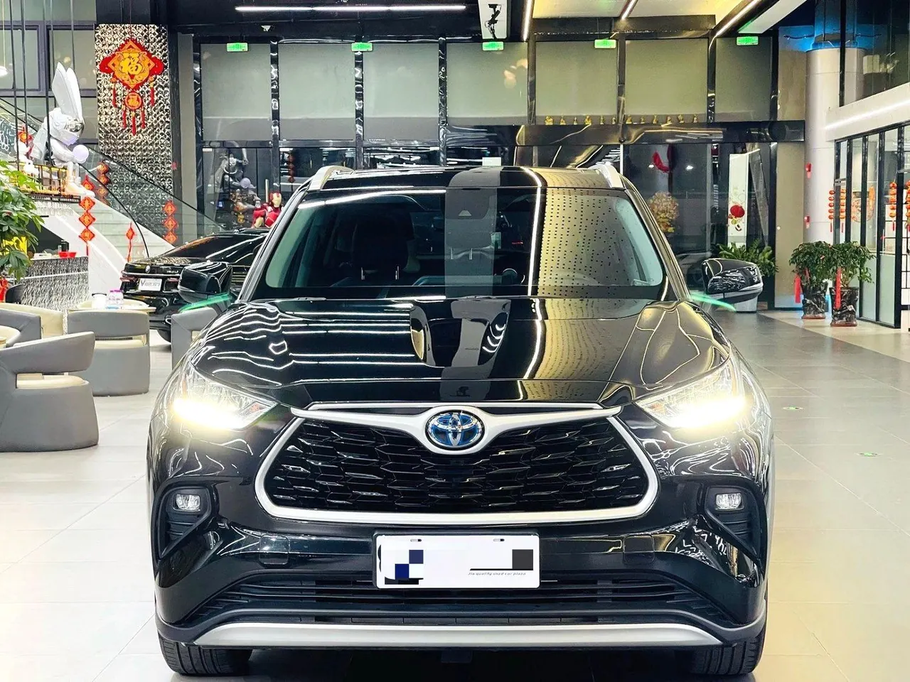 Toyota 2024 Highlander Dual Engine 2.5 Stepless Intelligent Electric Hybrid Four-wheel Drive Premium Edition 7-seat Automatic Transmission 4