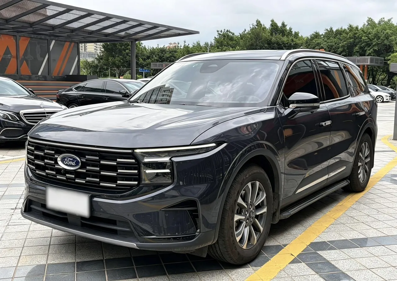Открыть галерею: Ford 2023 sharp L HYBRID 2.0T stepless EcoBoost two-wheel drive 7-seat luxury automatic gear