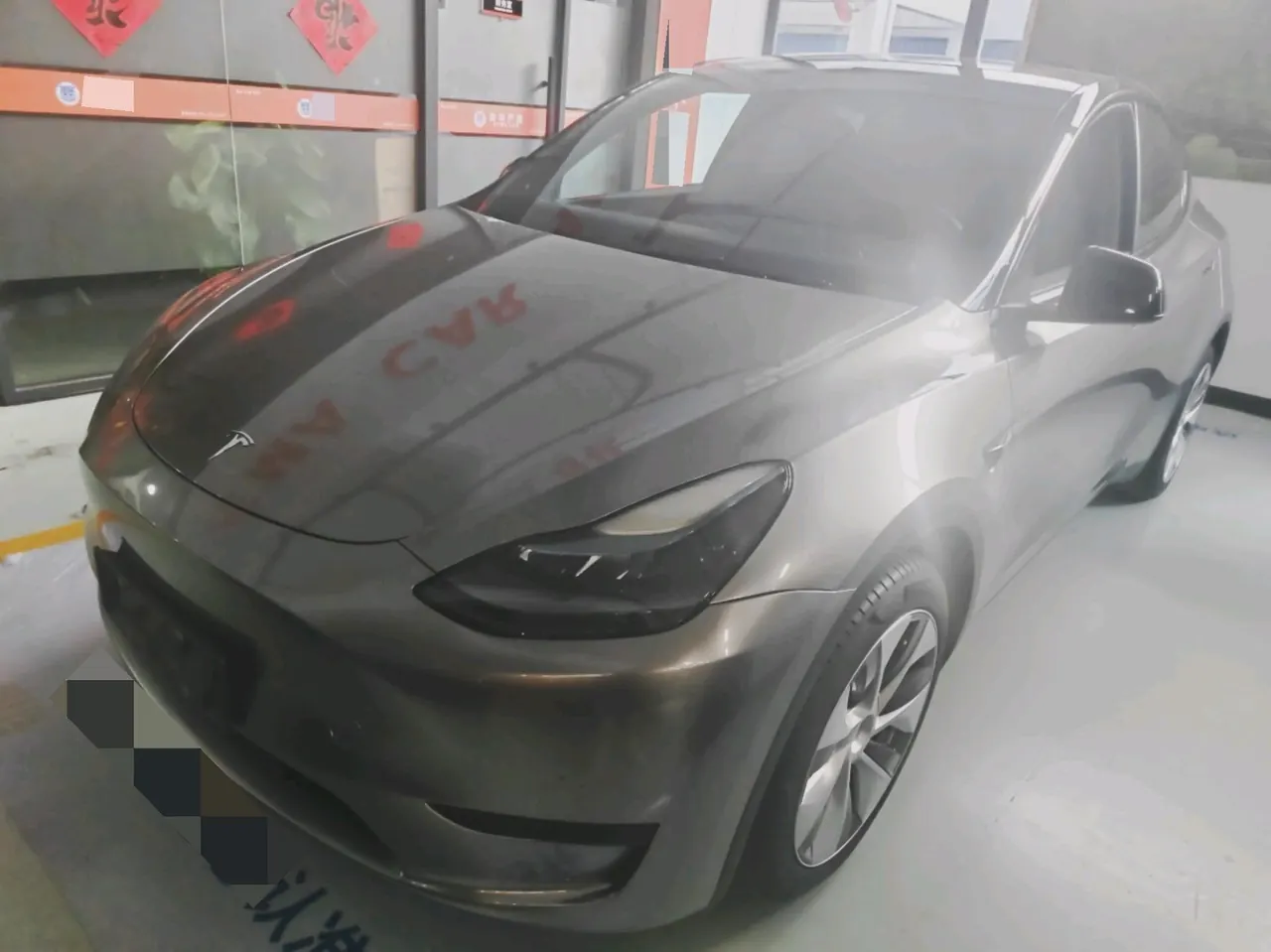 Открыть галерею: Tesla 2022 Model Y rear-wheel drive version automatic transmission