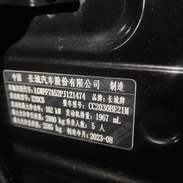 Tank 2024 Tank 300 2.0T Conqueror Automatic 5