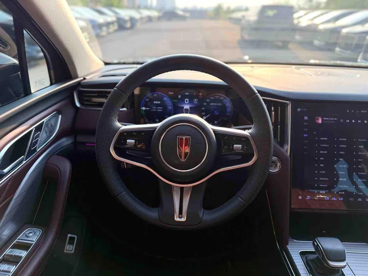 HongQi 2024 HS7 PHEV 2.0T 4-wheel drive flag smooth version 6-seat automatic gear 8