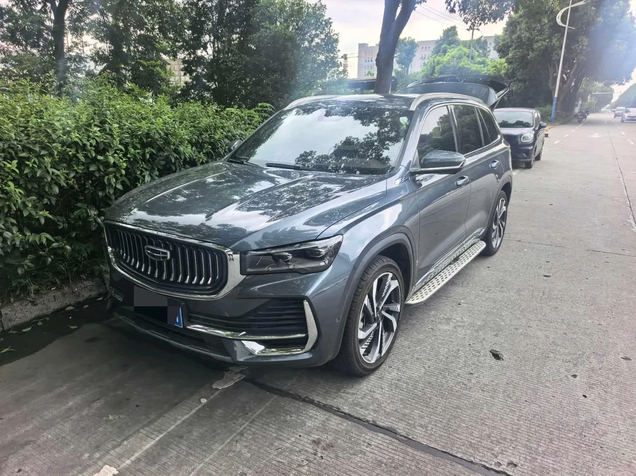 Открыть галерею: Geely 2021 XingyueL (Monjaro) 2.0TD EVO two-wheel drive smart automatic gear