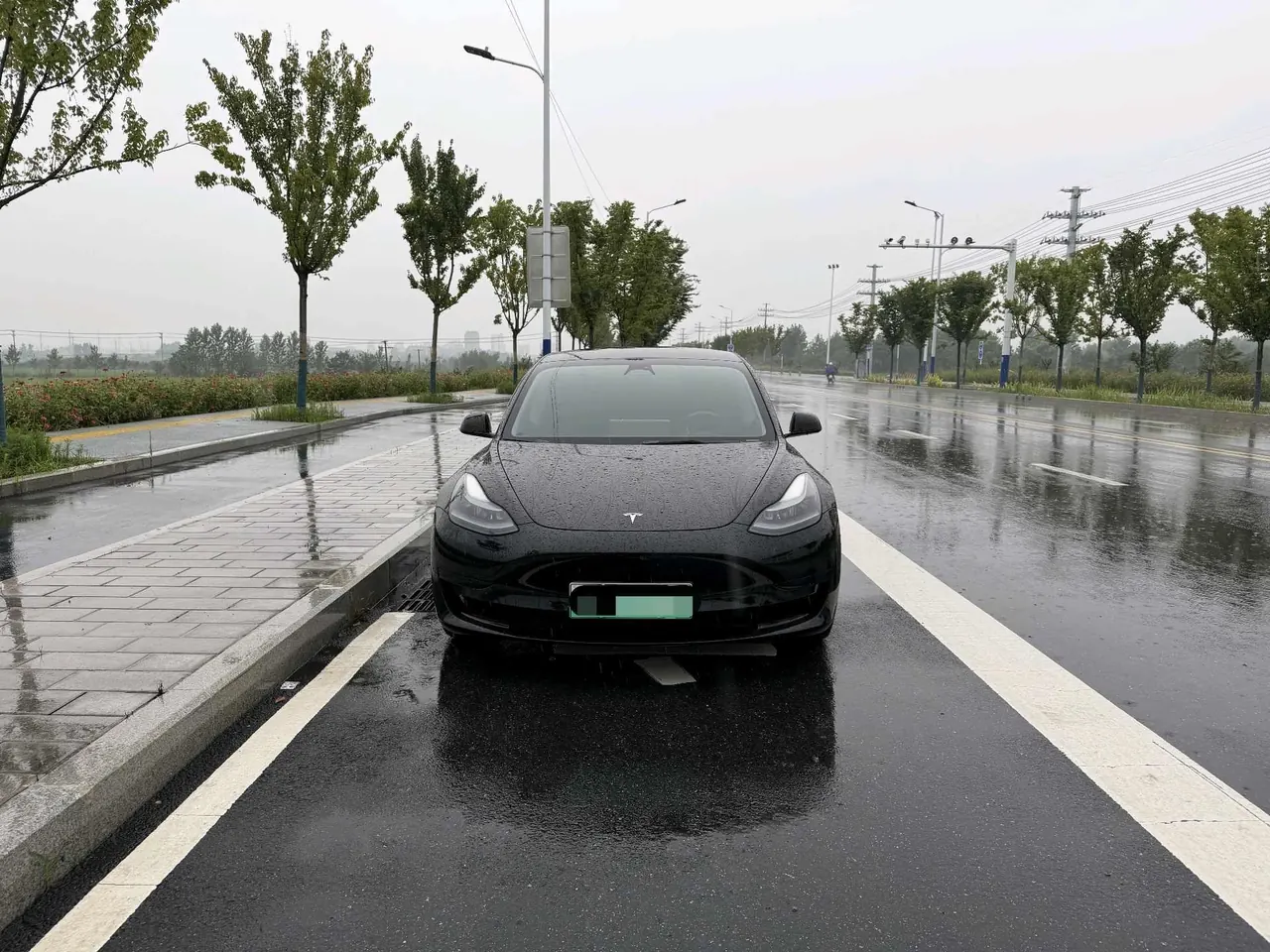 Tesla 2022 Model 3 rear-wheel drive version of automatic transmission 2