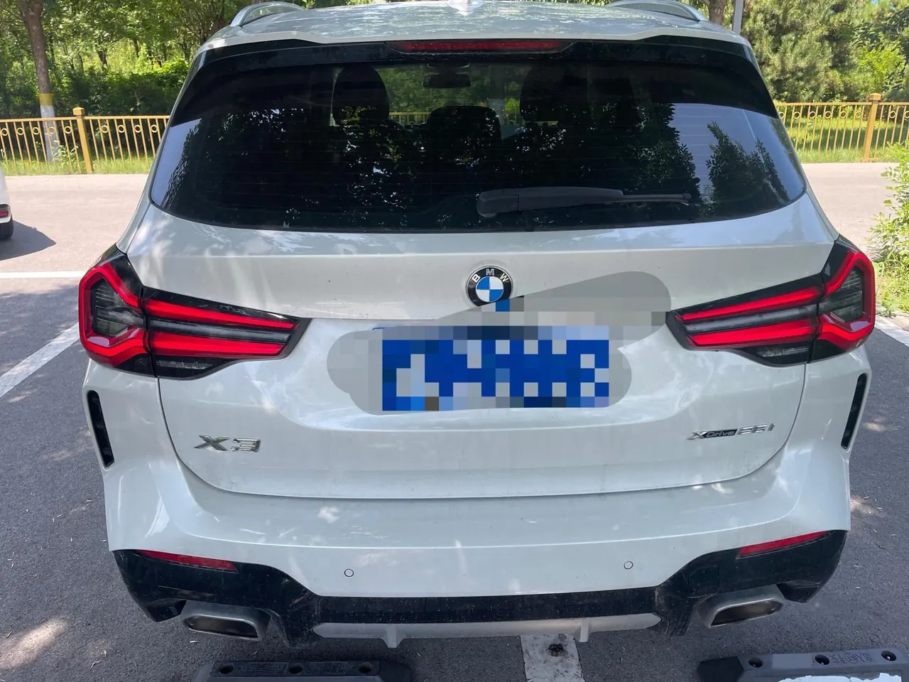 BMW 2022 X3 xDrive25i 2.0T M sports suit (changed) automatic gear 3