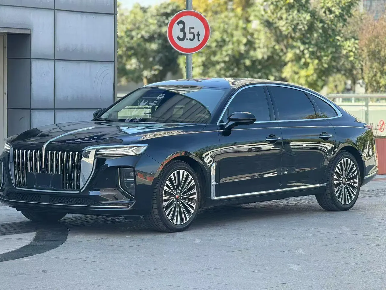 HongQi 2025 H9 48V 2.0T Two-Drive Flag Chang Deluxe Business Edition 5-seat Automatic Gear - View 1
