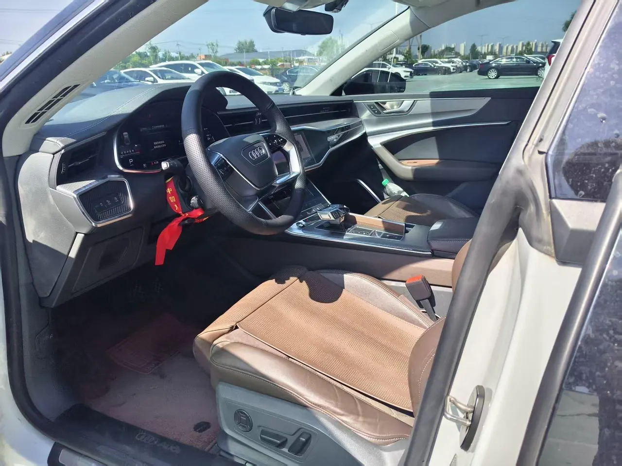 Audi 2022 A7L 2.0TFSI 45TFSI Quattro S-line see remote crystal flow set automatic gear 4