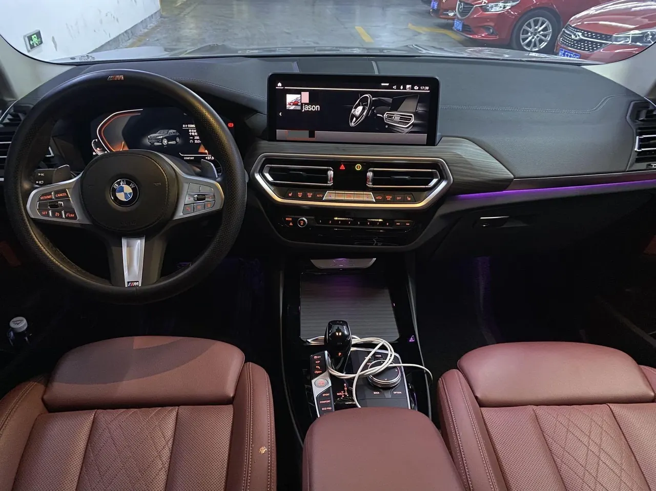BMW 2023 X3 xDrive30i 2.0T Leading M Obsidian Night Suit Automatic Gear 3