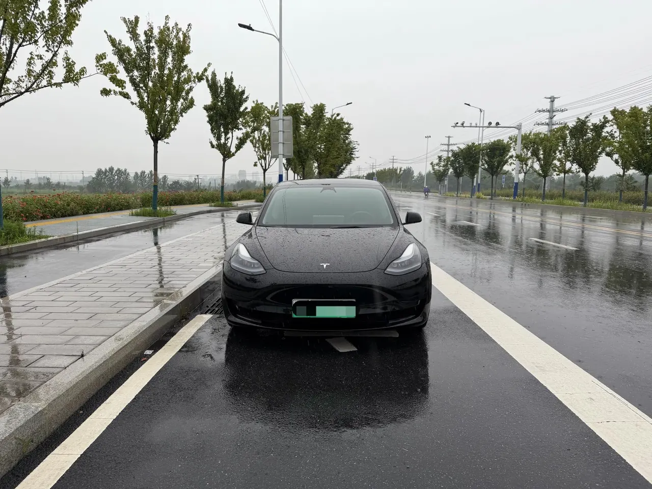 Tesla 2022 Model 3 rear-wheel drive version of automatic transmission 2