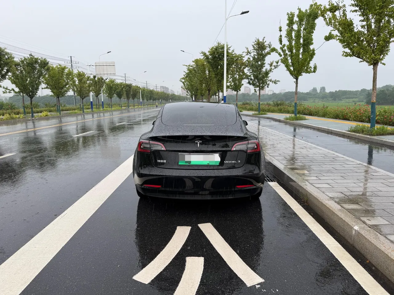 Tesla 2022 Model 3 rear-wheel drive version of automatic transmission 4
