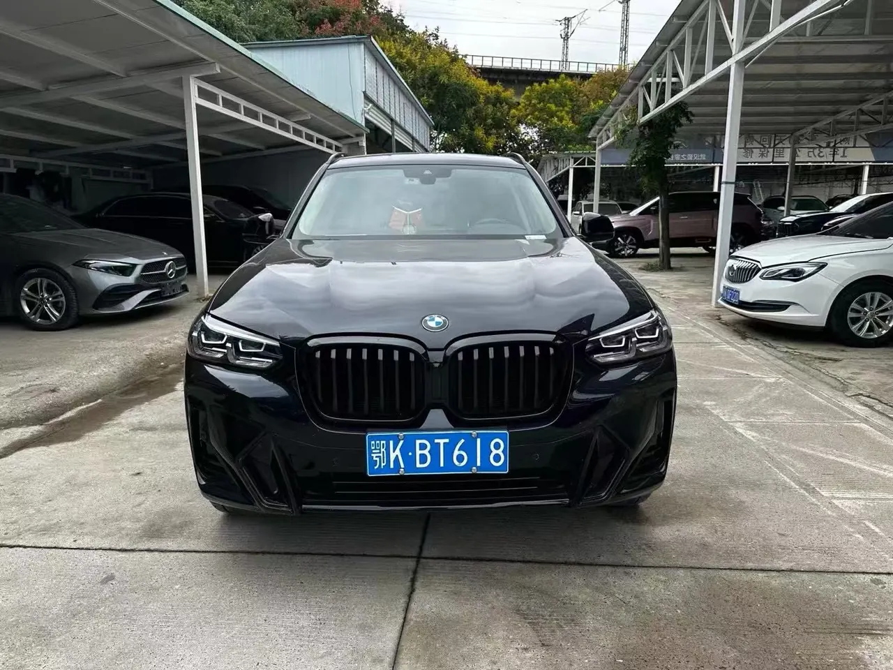 BMW 2022 X3 xDrive30i 2.0T exclusive M obsidian night set (modified 2) automatic gear 2