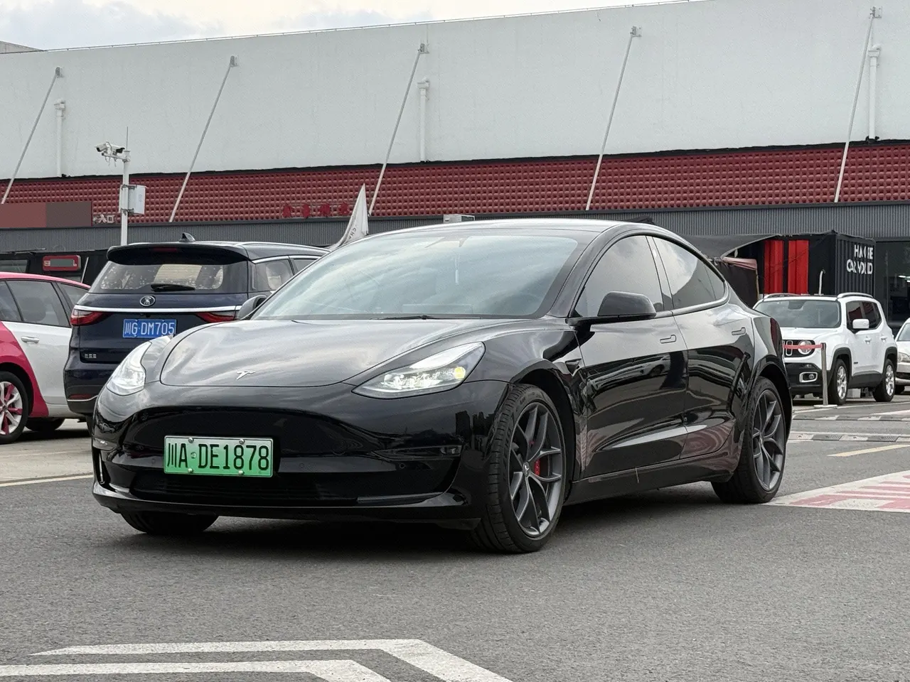 Open image lightbox: Tesla 2021 Model 3 Performance high-performance all-wheel drive automatic transmission