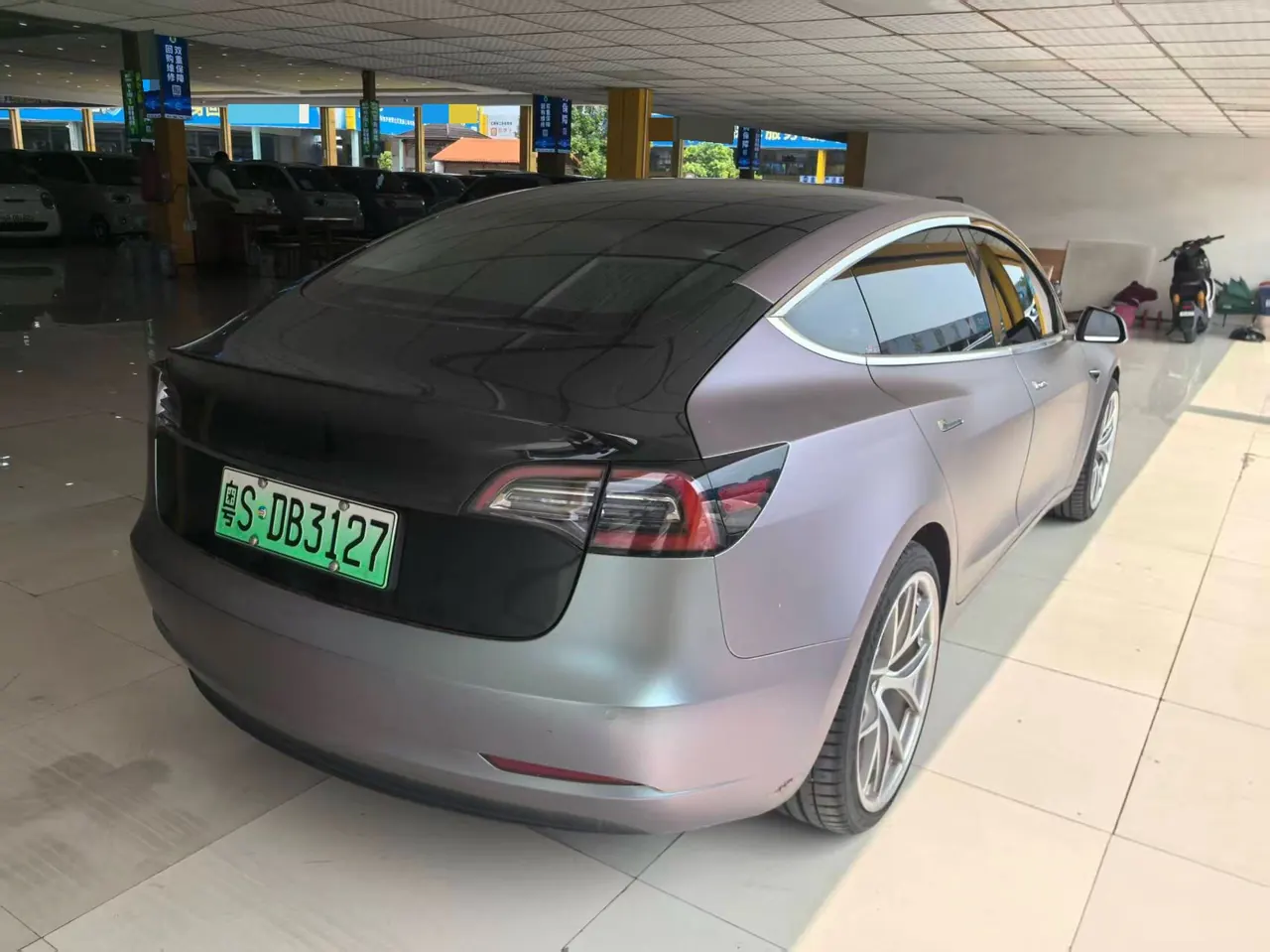 Tesla 2020 Model 3 long endurance rear wheel drive version (modified) automatic gear 3