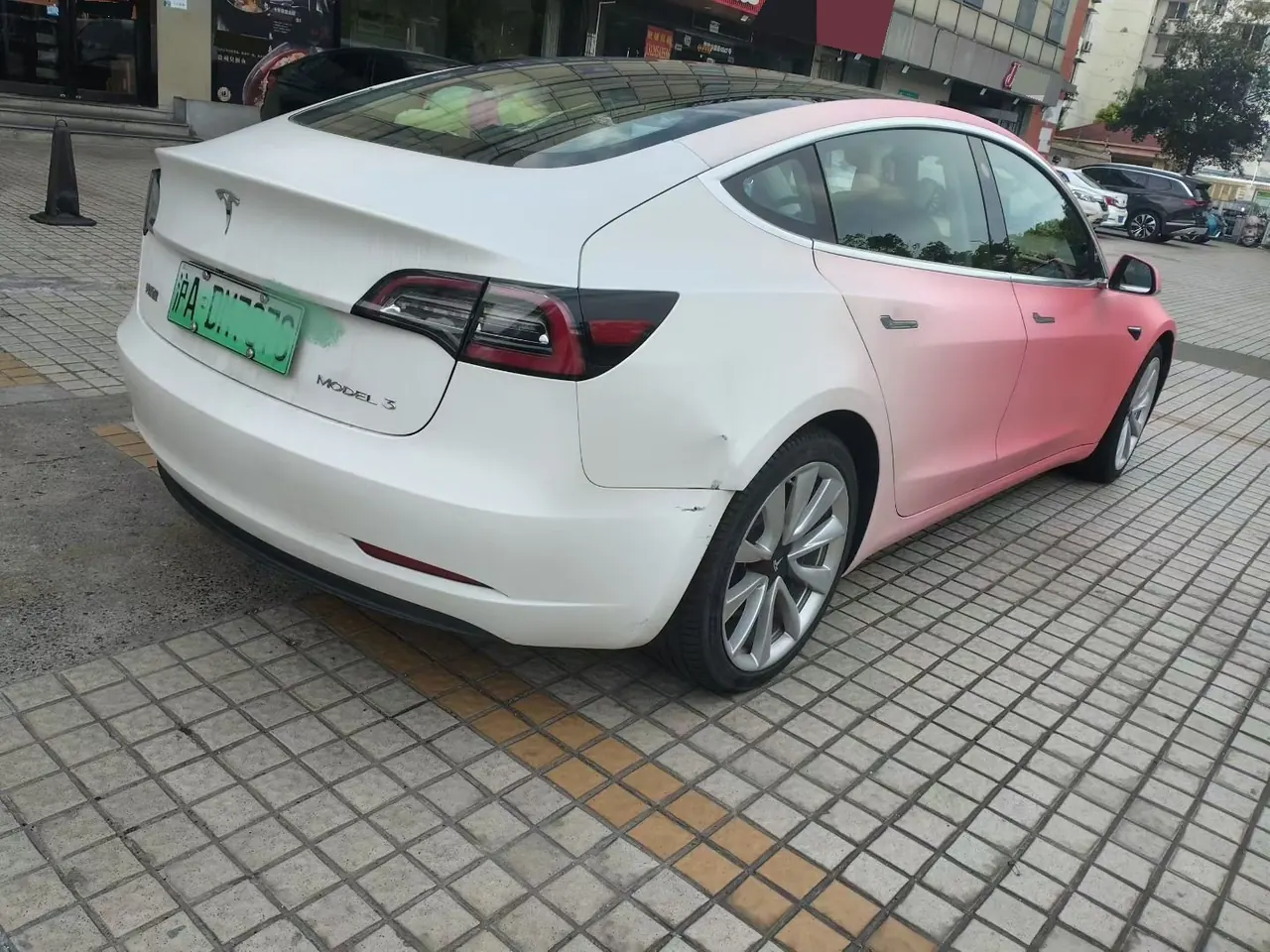 Tesla 2020 Model 3 long endurance rear wheel drive version (modified) automatic gear 5