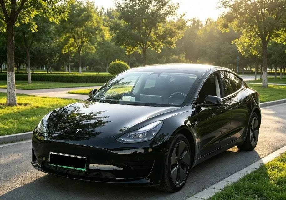 打开图片灯箱：Tesla 2022 Model 3 rear-wheel drive version of automatic transmission