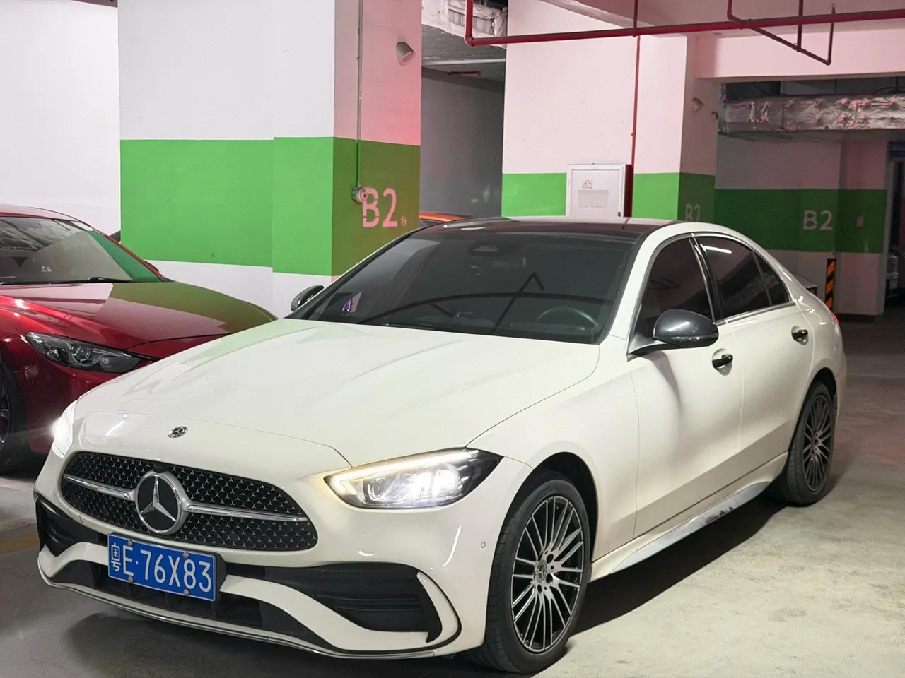 Open image lightbox: Mercedes Benz Class C 2022 C 260 L 48V 1.5T (modified) automatic gear