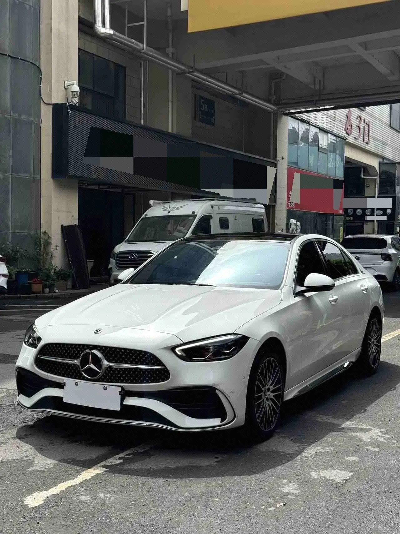 打开图片灯箱:Mercedes Benz Class C 2022 C 260 L 48V 1.5T (modified) automatic gear