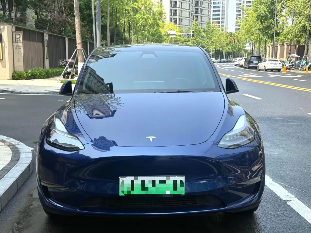 Tesla 2022 Model Y long endurance all-wheel drive version (modified) automatic gear 2