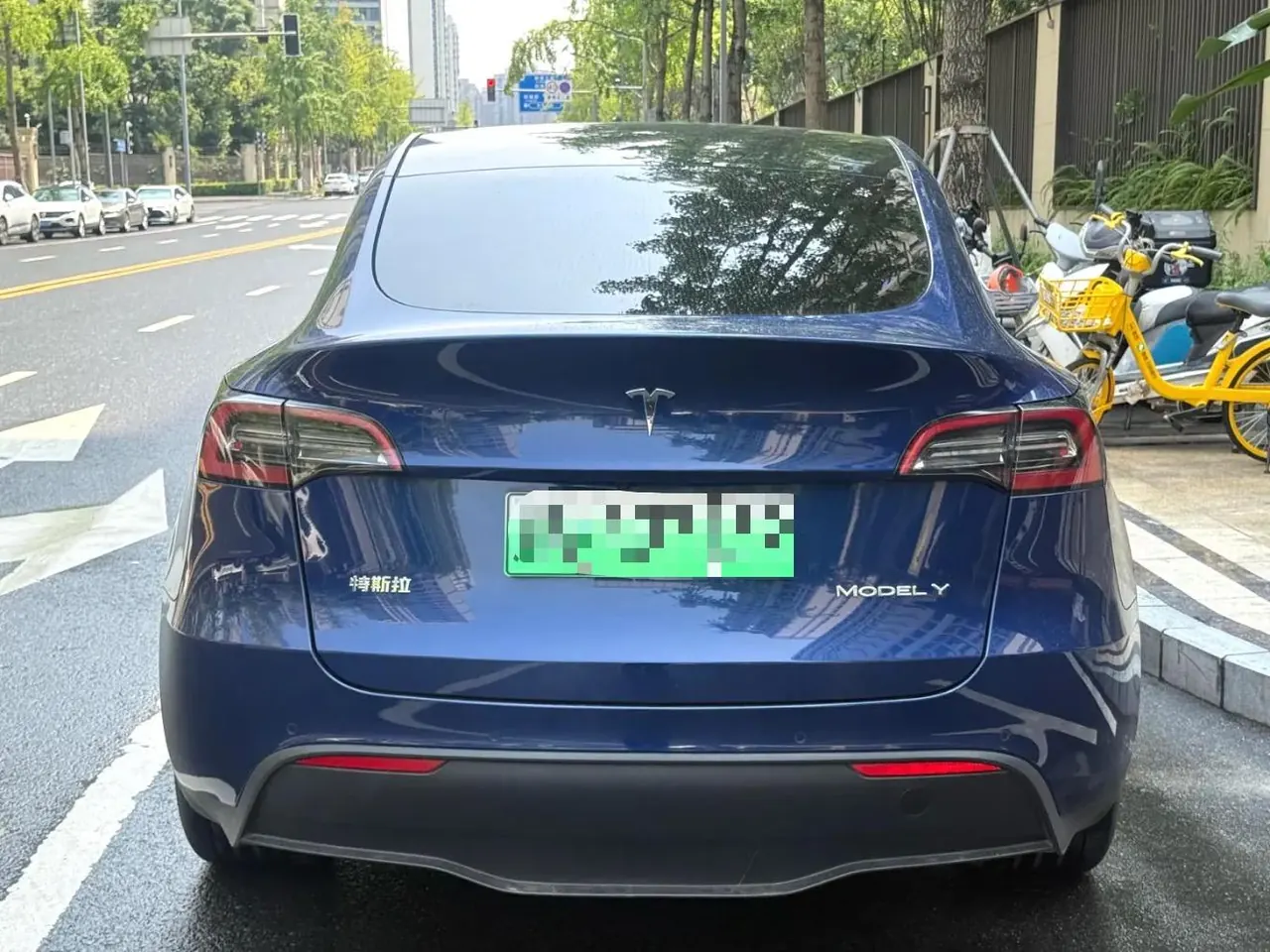 Tesla 2022 Model Y long endurance all-wheel drive version (modified) automatic gear 4