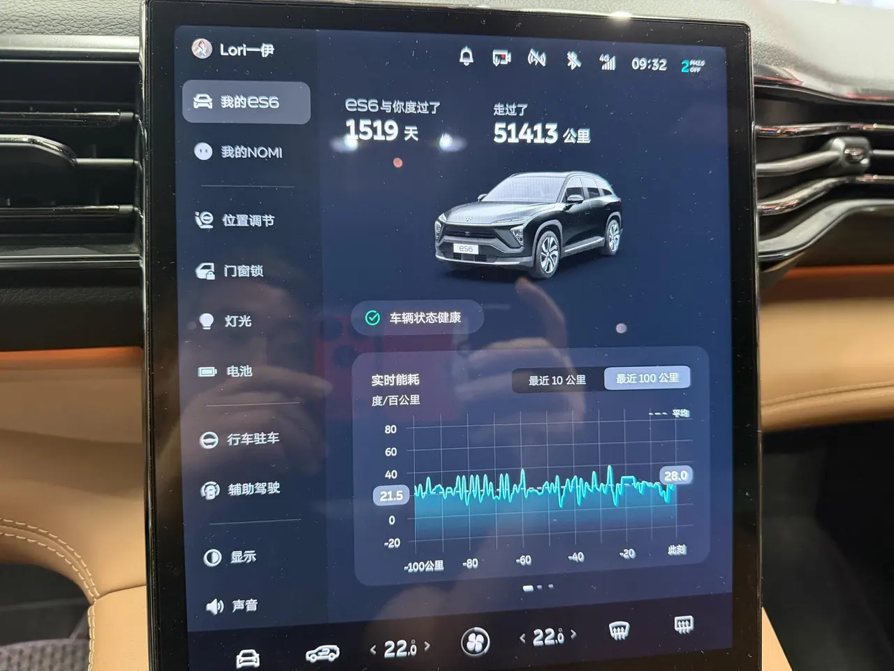 NIO 2022 ES6 75kWh Sports Edition Automatic Gear 11