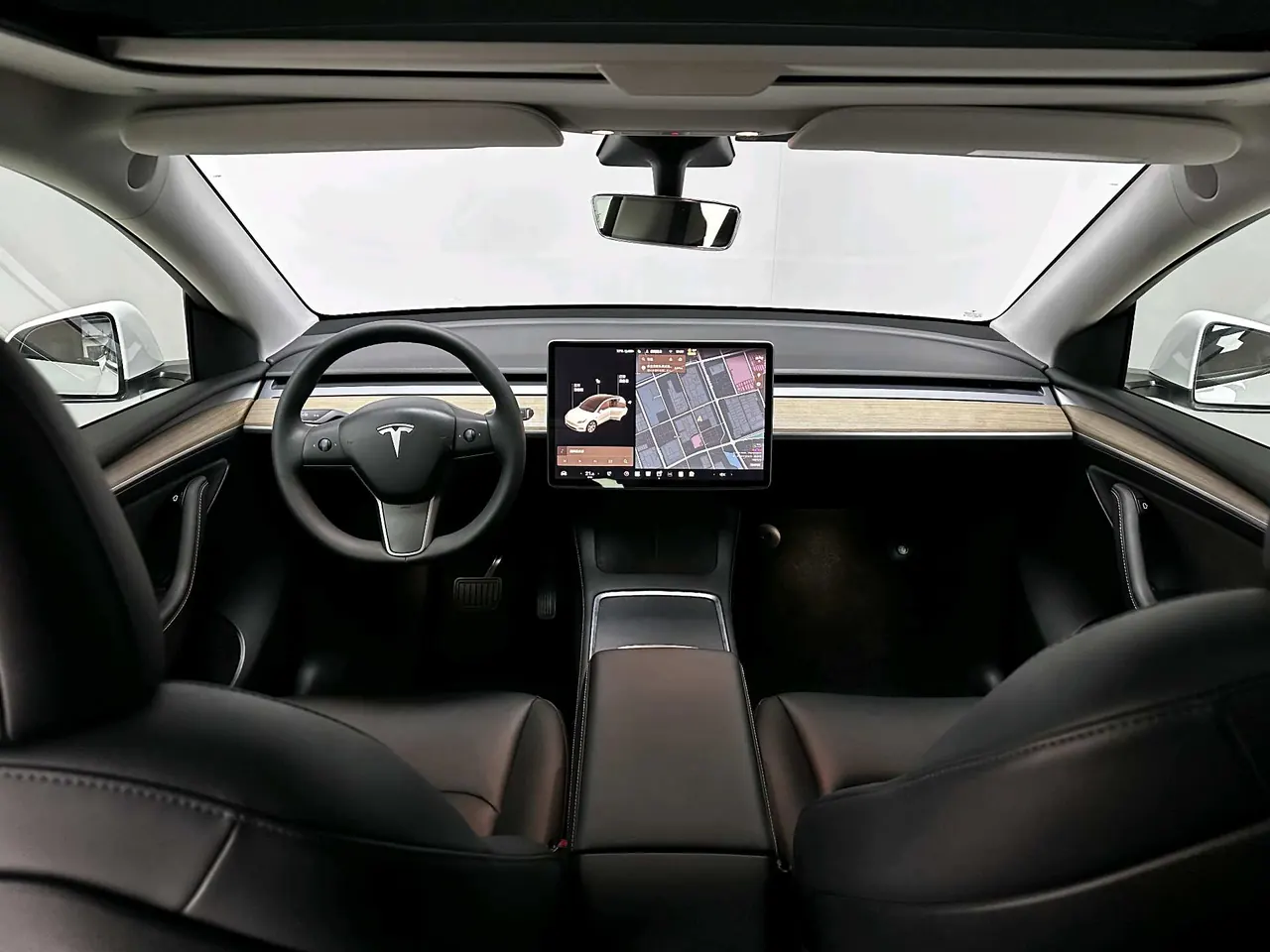 Tesla 2021 Model Y long endurance all-wheel drive version automatic transmission 13