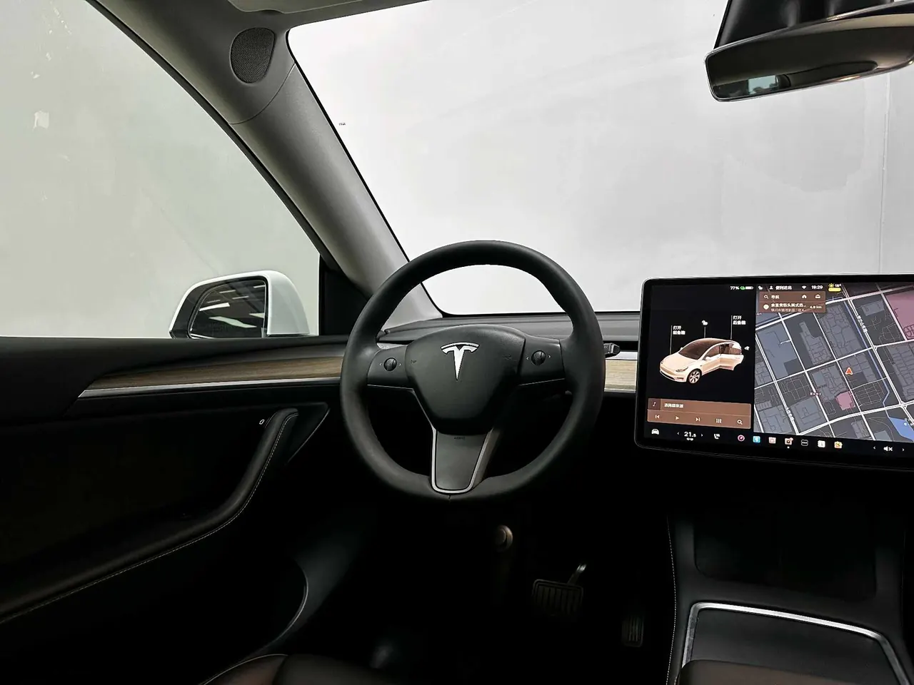 Tesla 2021 Model Y long endurance all-wheel drive version automatic transmission 9