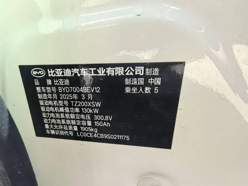BYD 2025 Dolphin Smart Driving 410km Fashion Automatic Gear 9