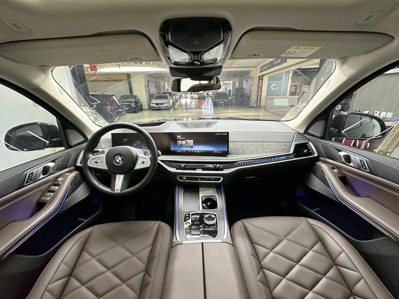 BMW 2023 X5 xDrive30Li 48V 2.0T exclusive m sports obsidian night suit automatic gear 8