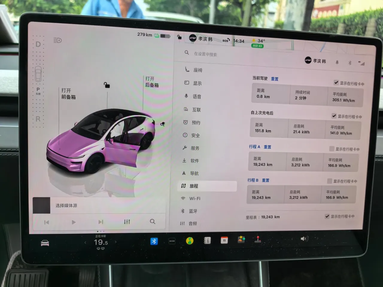 Tesla 2025 Model Y long endurance all-wheel drive version (modified) automatic gear 8