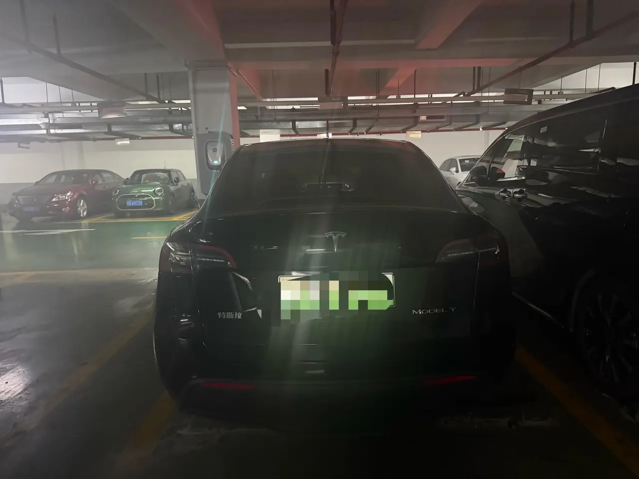 Tesla 2021 Model Y long endurance all-wheel drive version automatic transmission 5