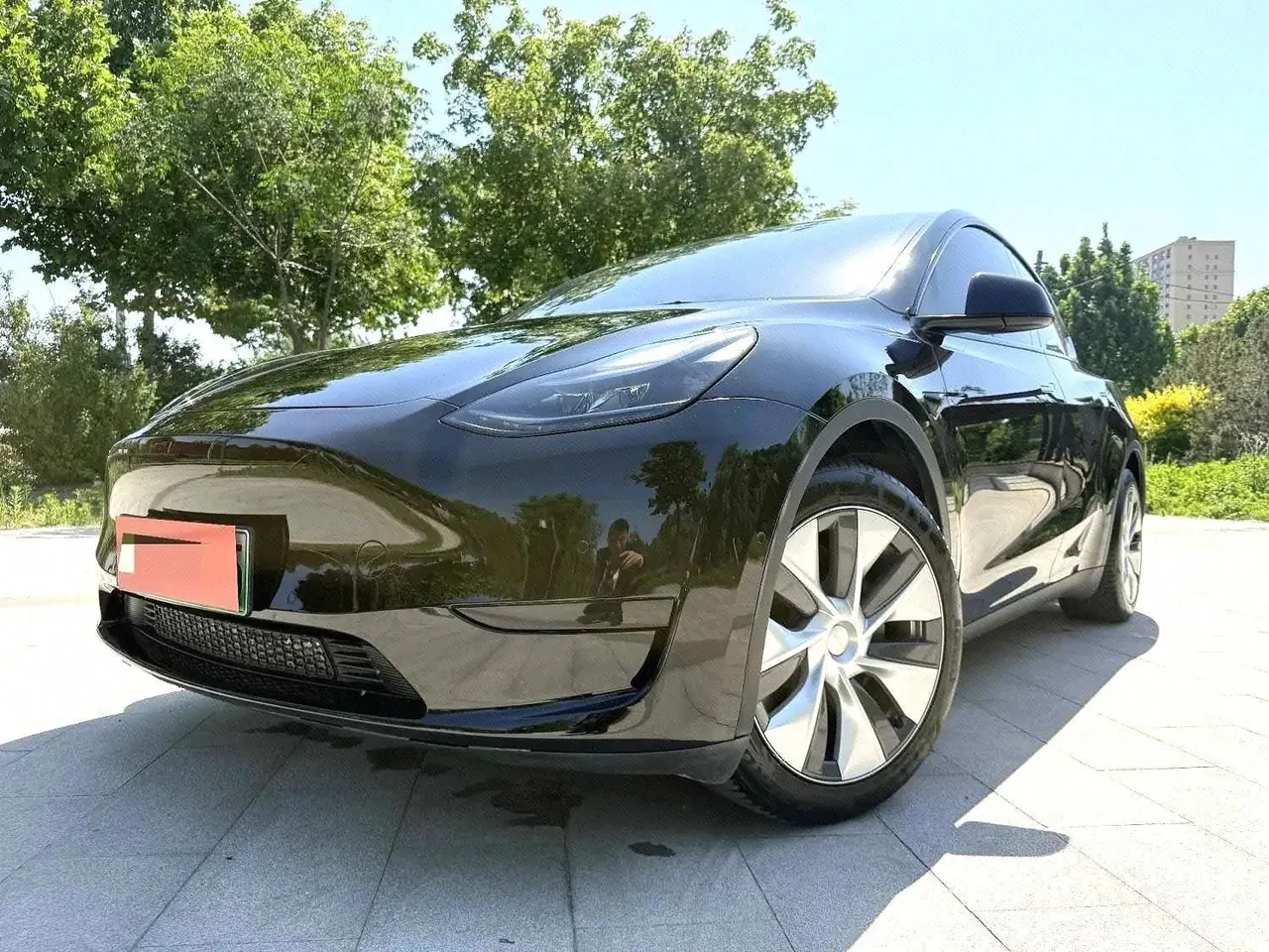 Open image lightbox: Tesla 2022 Model Y rear-wheel drive version (facelift) automatic gear