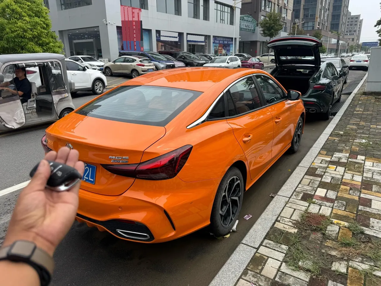 MG 2026 MG5 1.5TGI 300DVVT global flagship automatic gear 3