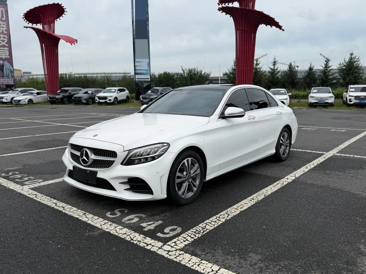 Open image lightbox: Mercedes Benz Class C 2021 C 200 L 1.5T Fashion Sports Edition Automatic Gear